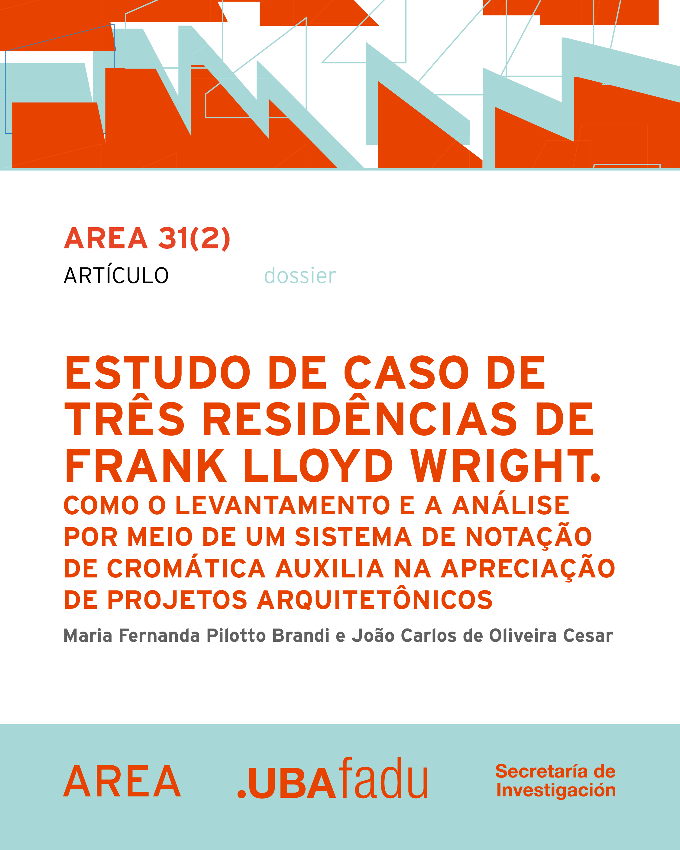 Flyer de portada del artículo de María Fernanda Pilotto Brandi e Joao Carlos de Oliveira Cesar